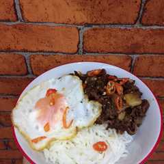 รูปของ Black Pepper Beef Rice Bowl