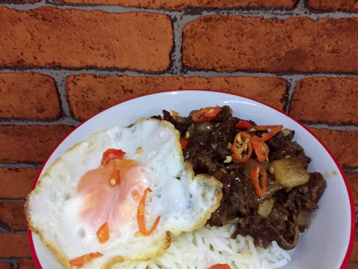 Cara Gampang Membuat Black Pepper Beef Rice Bowl Anti Gagal