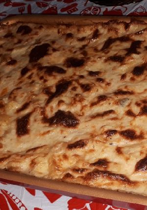 صورة لوصفة معكرونة بالبشاميل ولا اروع 😋😋