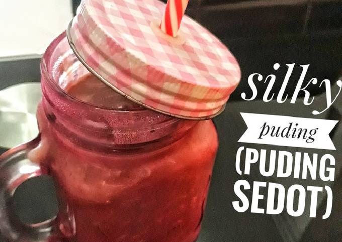 Cara Gampang Menyiapkan Silky Puding/Pudot (Puding Sedot) Anti Gagal