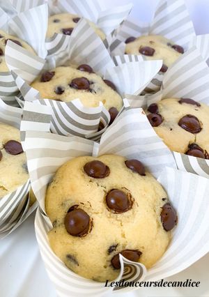 Une photo de Muffins extra moelleux au yaourt et pépites de chocolat