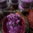 Ice cream buah naga home made (no mixer)