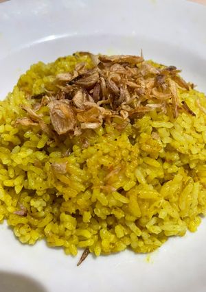 Foto resep Nasi kuning praktis (instan) rasa gurih & nikmat