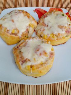 Pizzás csigák 🐌 recept fotója