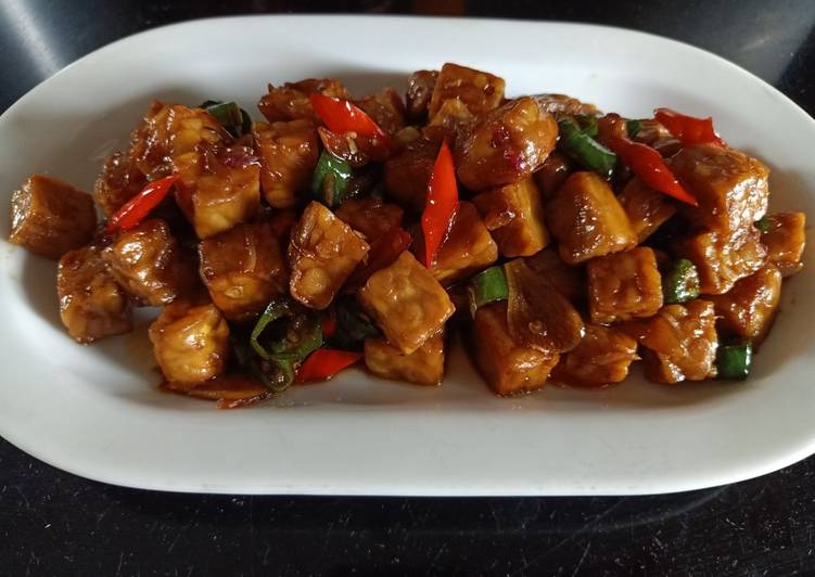 Tumis Tempe Masak Kecap