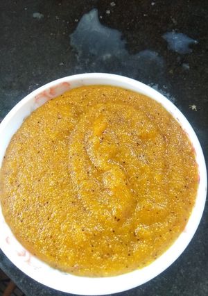 A picture of Suji halwa.