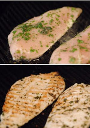 Una foto de Pollo marinado a la plancha!