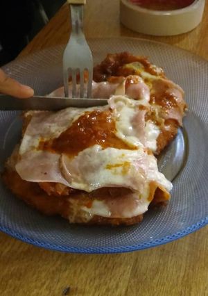 Una foto de Milanesas a la napolitana