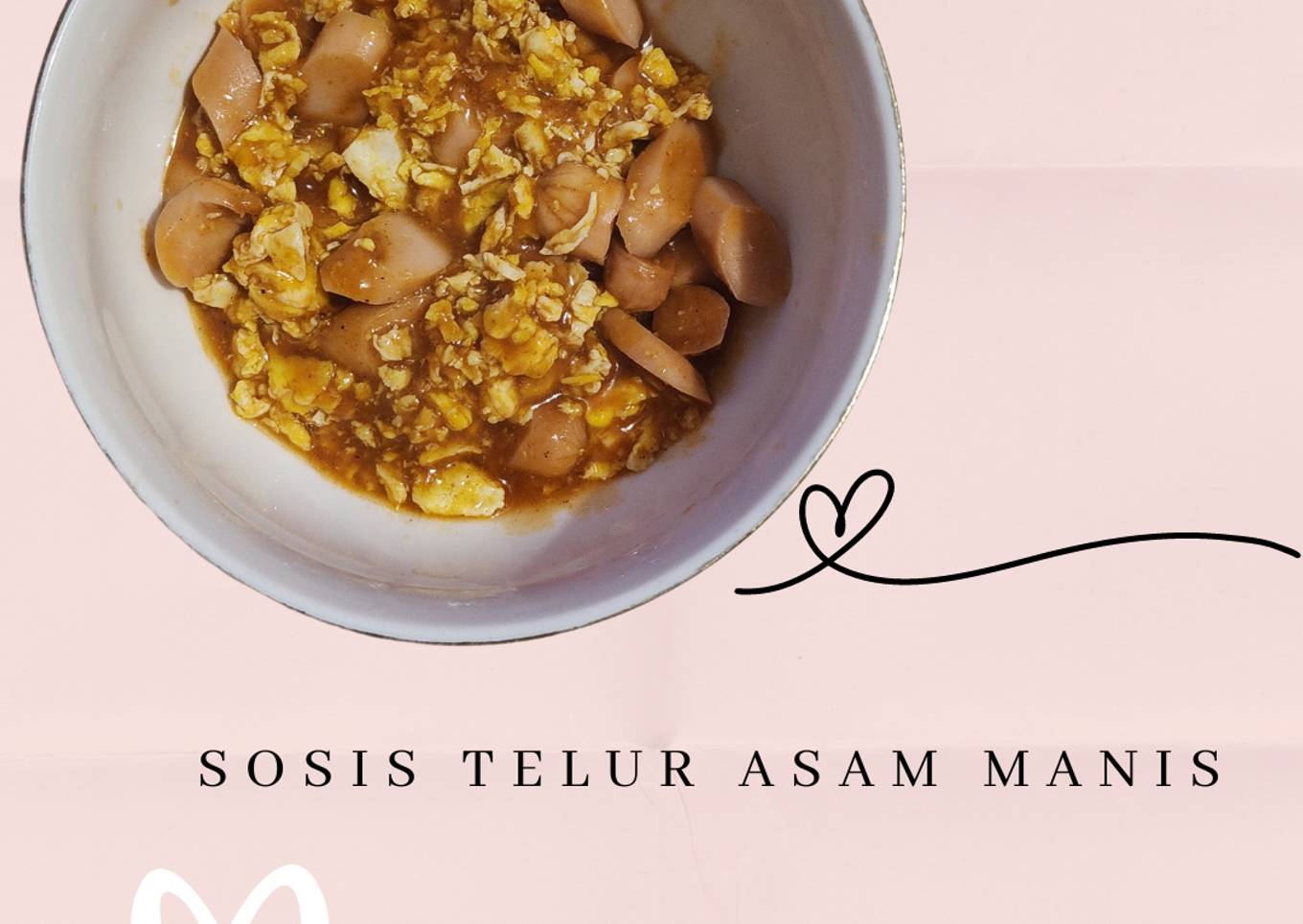 Sosis Telur Asam Manis