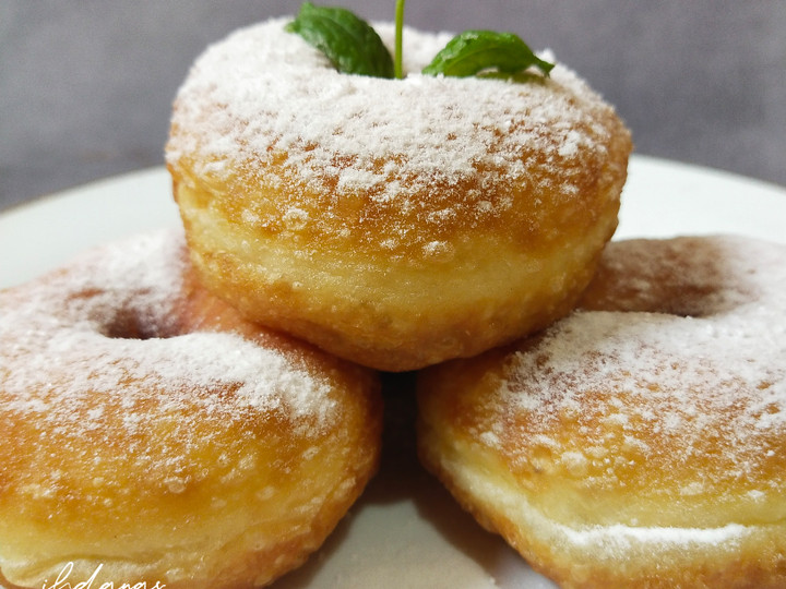  Cara gampang membuat Donat Tanpa Ulen (lembut menul) dijamin lezat