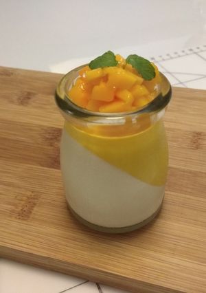雙色芒果奶酪 的食譜成品照片