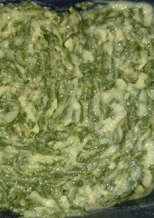 A picture of Simple cream spinach.