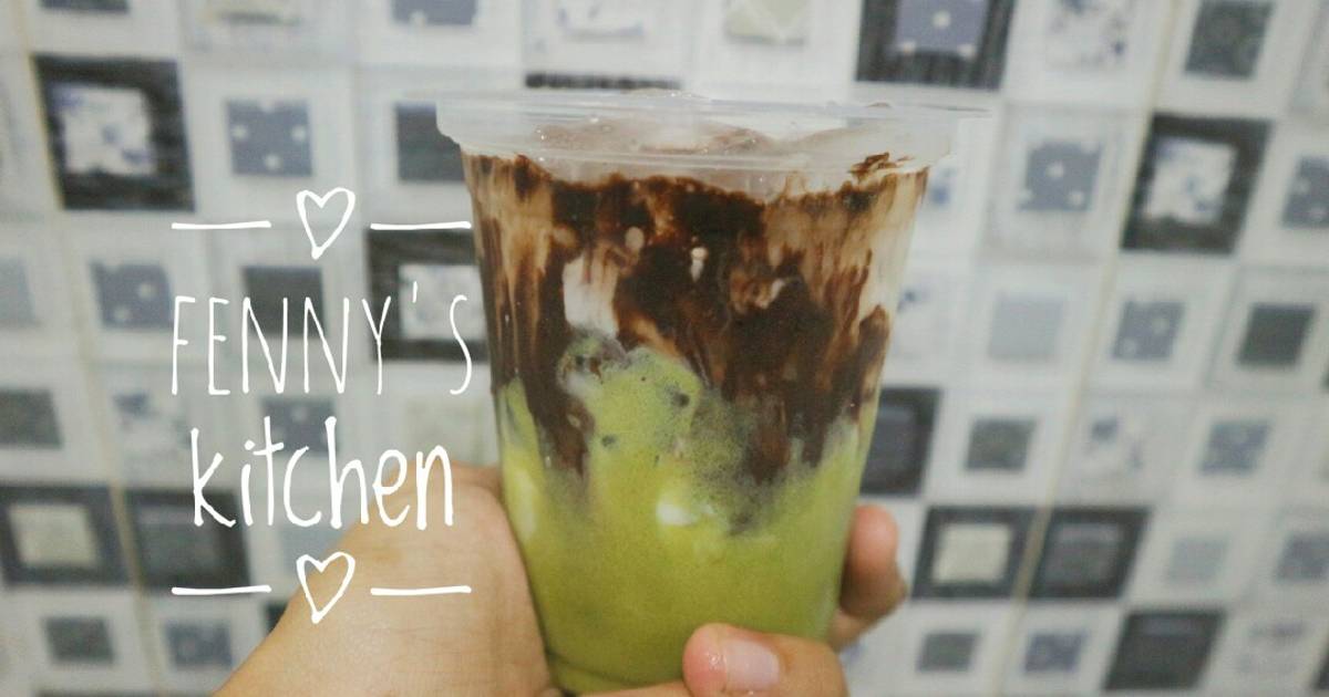 Resep Minuman Kekinian Matcha Milk Coffee Ala St Rbuck Oleh Fenny S Kitchen Cookpad
