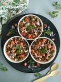 Chanaa Chaat (Brown Chickpeas Savoury Snack)