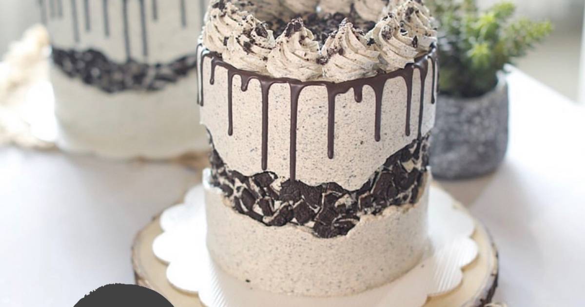 Resep Homemade Fault Line Oreo Cake Oleh Moucup Cookpad