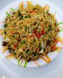Beans fried rice