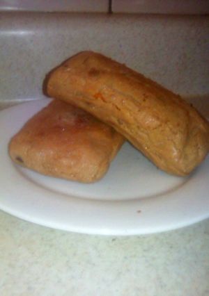 Una foto de Tamales con vegetales y aceite de oliva