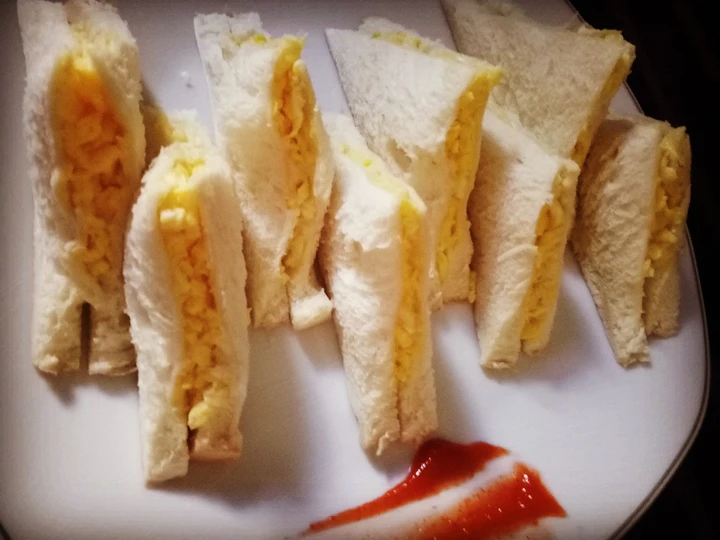 Langkah Gampang Menyiapkan Resep Sandwich telur keju mayo yang Lezat Sekali Anti Ribet, Bisa Manjain Lidah