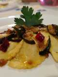 Agnolotti Ripieni di Ricotta con Zucchine e Cipolla di Tropea
