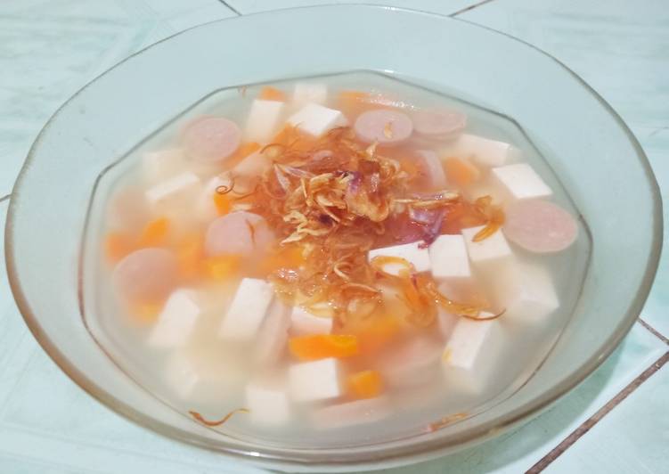Bagaimana Membuat Sup TaWoSo (tahu, wortel, sosis) Enak dan Antiribet
