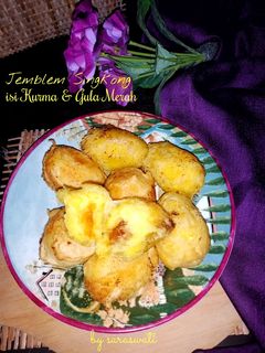 Foto resep Jemblem singkong isi kurma dan gula merah