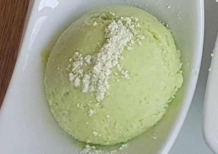 Steps to Prepare Perfect Summer pea and wasabi ice cream