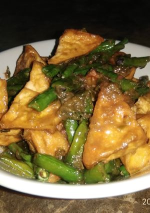 Foto resep Sambal tahu dan kacang panjang enak