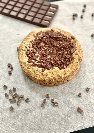 Une photo de Blondie ou le cookie géant