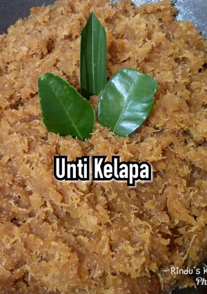 Foto resep Unti Kelapa (Isian dadar gulung, bugis, bakpao, dkk)