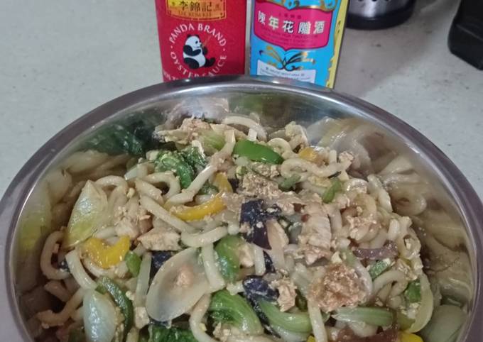 Resep Fried Udon ala me, Lezat Sekali