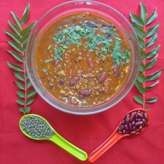 A picture of Rajma And Mung bean Curry.