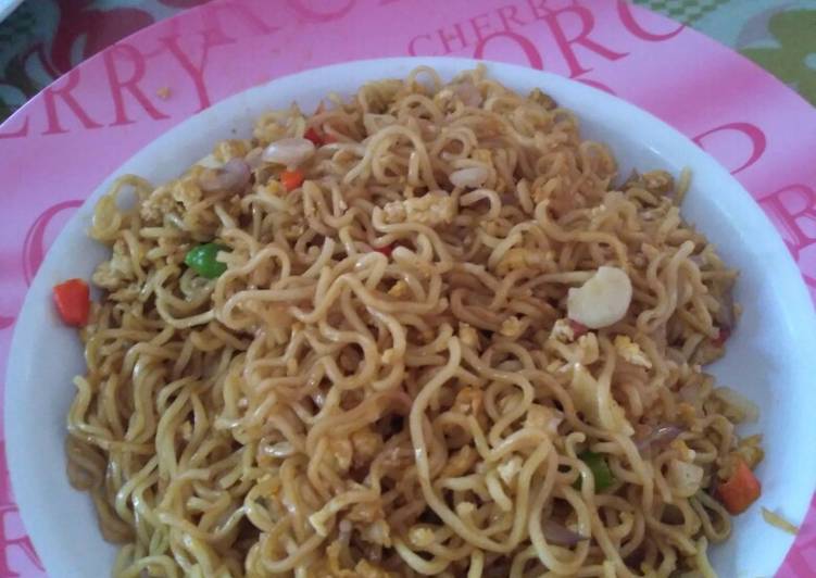 Resep Mie Goreng pedas sederhana #ResepKetigaku yang Sempurna