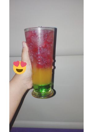 Foto resep Rainbow mocktail