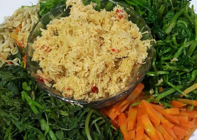 Urap sayur (gudangan)