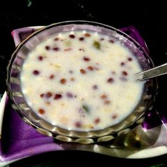 A picture of Sabudana kheer.