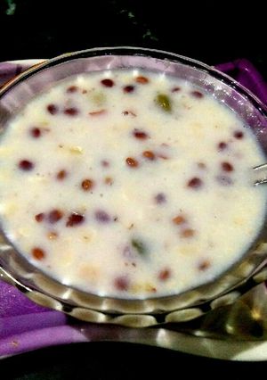 A picture of Sabudana kheer.