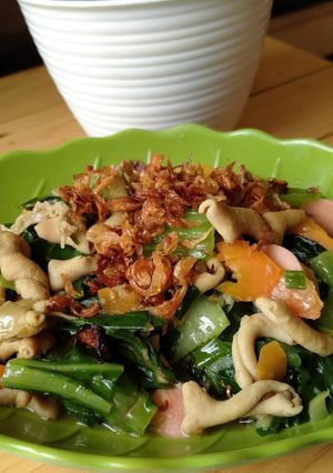 Foto resep Tumis sausis (sayur, usus, sosis)