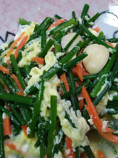 韮菜花炒蛋 的食譜成品照片