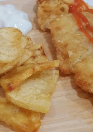 Foto resep Fish and Chip + Saus Mayo Tar-tar