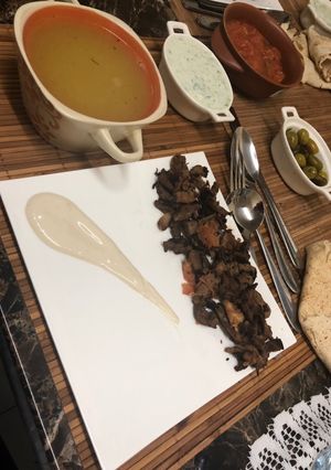 صورة لوصفة شاورما لحم (تناسب الدايت)(يتم تحضيرها قبل يوم)