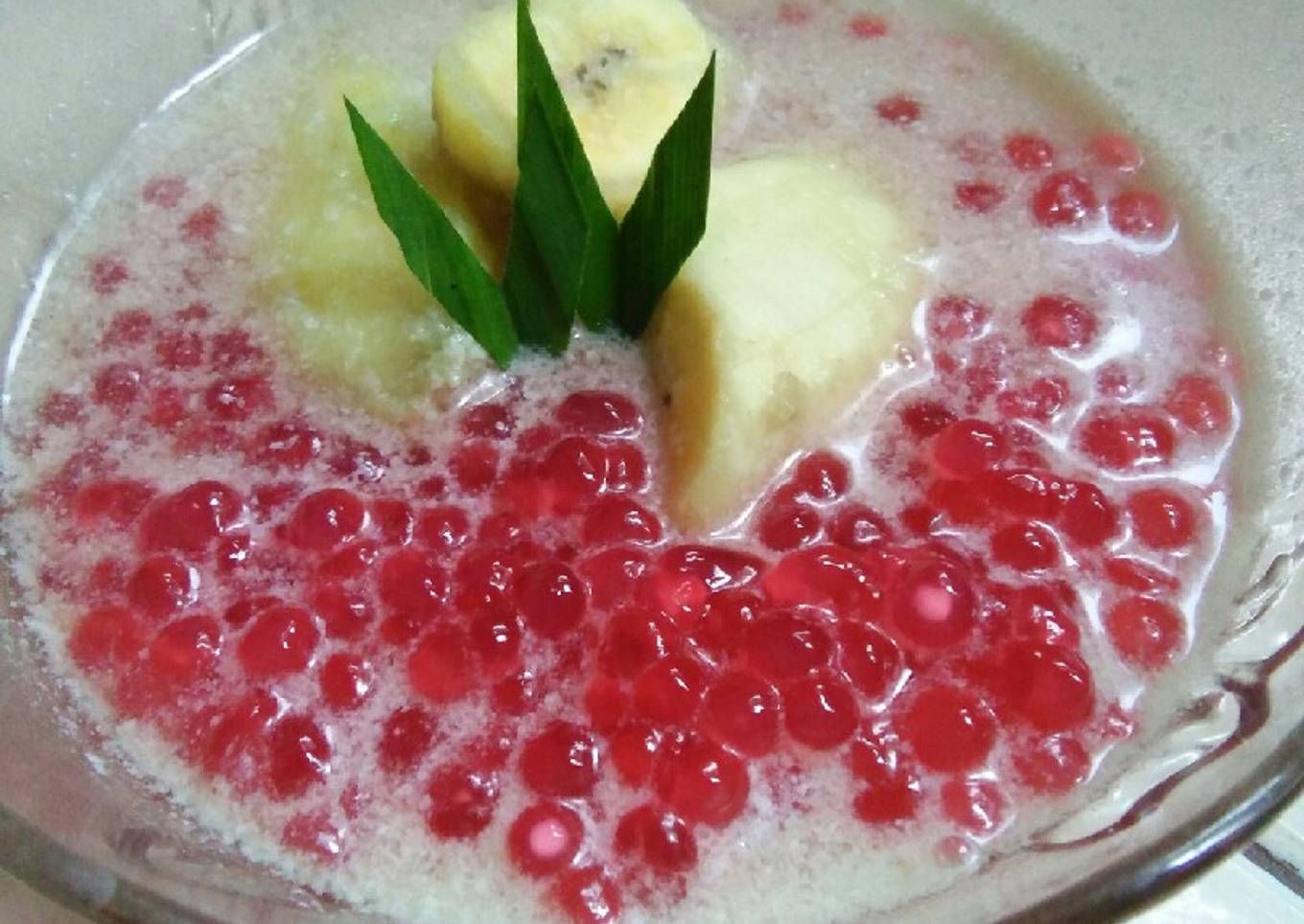 Kolak pisang mutiara