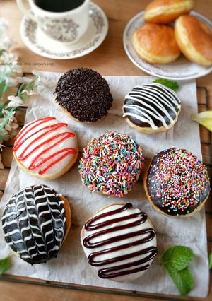 Foto resep Fluffy Doughnut with Topping