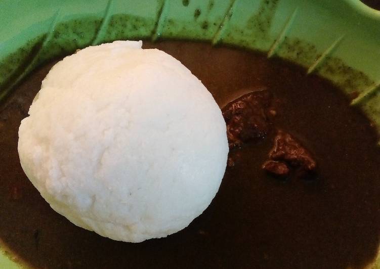 Easiest Way to Make Great Tuwo with miya kuka Cooking Basics for Beginners