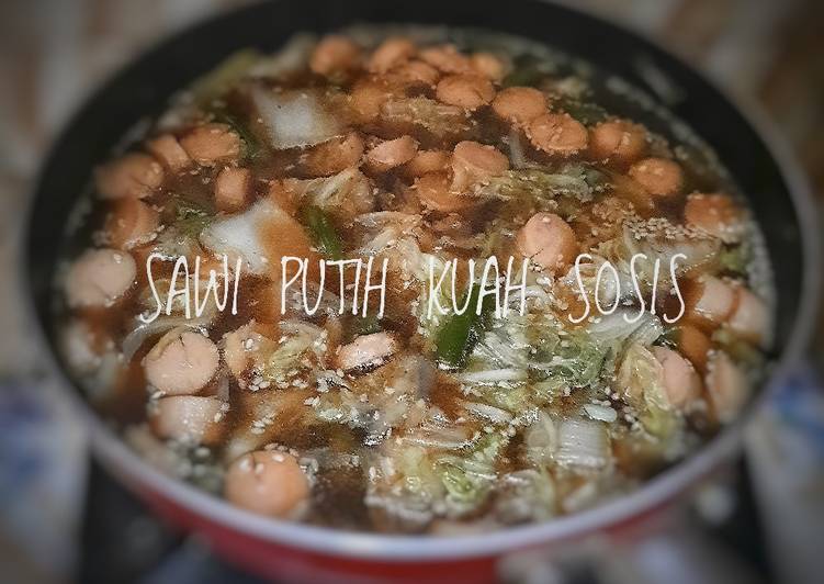 Sawi Putih Kuah Sosis