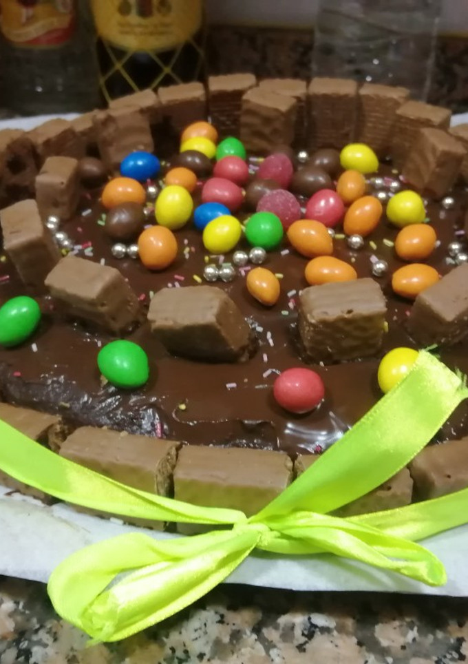 Una foto de Tarta de chocolate con Huesitos