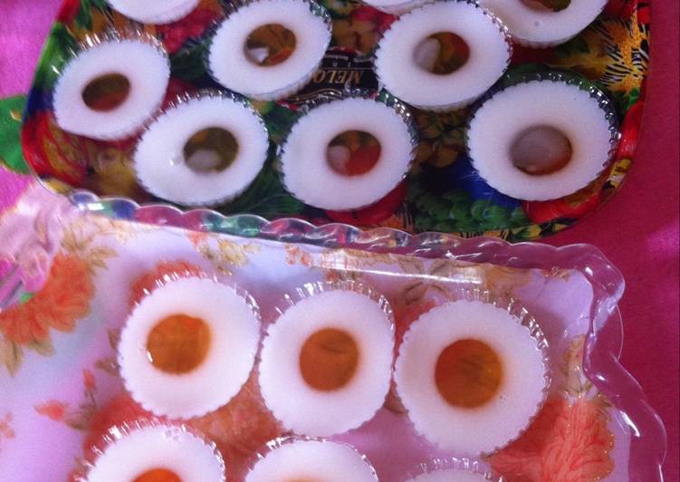 Olahan Puding jelly telor matasapi | Cara Buat Puding jelly telor matasapi Yang Lezat Sekali
