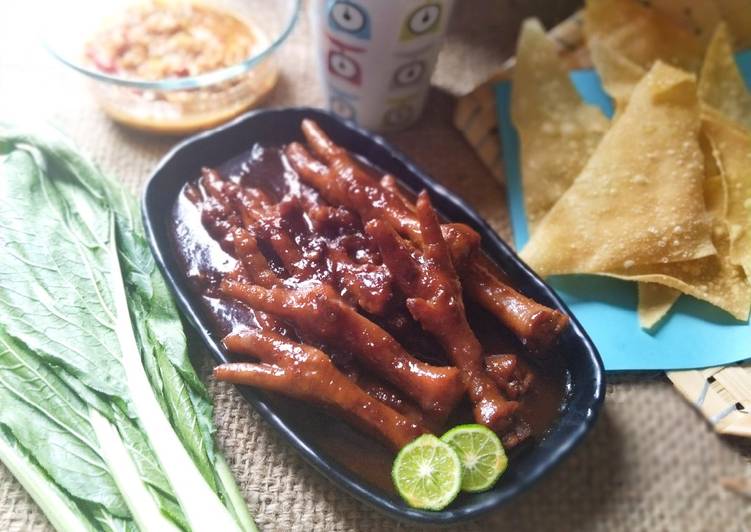 Langkah Mudah untuk Menyiapkan Ceker kecap untuk mie ayam🐓 yang Enak