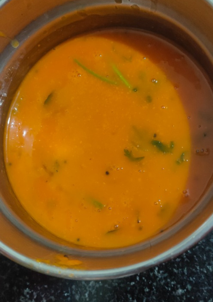 ஈஸி தக்காளி சாம்பார்(tomato sambar recipe in tamil) செய்முறை முக்கிய புகைப்படம்