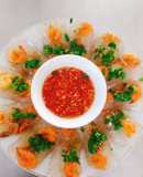 Bánh bột lọc gói bằng lá chuối