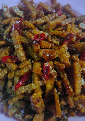 Foto resep Oreg tempe kering